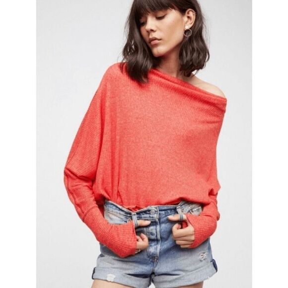 NEW We the Free by Free People Womens XS Londontown Thermal Top - Picture 3 of 5